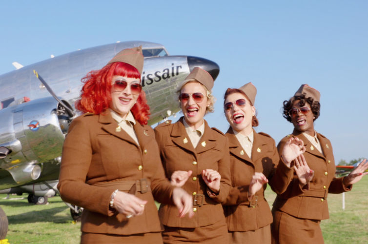 Satin Doll Sisters and the “Swissair” DC-3