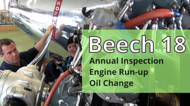 Beech 18 Annual Inspection